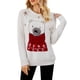 thumbnail image 1 of Suéter de Navidad para mujer, suéteres casuales de manga larga con cuello redondo de Navidad Abanopi Camiseta de manga corta, 1 of 7