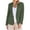 Green, variant on Womens Cotton Linen Suit Jackets Casual Long Sleeve Button Lightweight Blazer Turndown Collar Jacket with Pockets Gold XXXXL