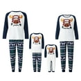 thumbnail image 2 of Christmas Pajamas for Family Nightclothes, Long Sleeve Round Neck Elk Print Tops Trousers Suit/ Infants Romper, 2 of 8