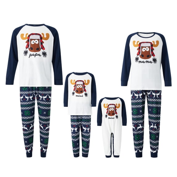 Qiylii Christmas Pajamas for Family Christmas Pjs for Family Matching Sets Family Christmas Pajamas Jammies Sleepwear