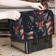 thumbnail image 7 of Goofa Modern USA Deer Head Print Toaster Cover 2 Slice, Two Slice Bread Machine Cover Quilted Toaster Covers Bread Maker Cover Kitchen Appliance Cover, 7 of 7
