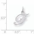 thumbnail image 2 of 925 Sterling Silver Dainty Letter F Initial Name Monogram Necklace Charm Pendant, 2 of 6