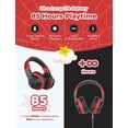 thumbnail image 4 of Auriculares Bluetooth iClever BTH12 Kids LED 85H Playtime, 4 of 7