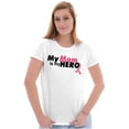 thumbnail image 5 of My Mom My Hero Breast Cancer Ribbon Men's Graphic T Shirt Tees Brisco Brands M, 5 of 6