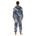 thumbnail image 4 of FORMRS Onesies Pajama for Adults Unisex Hoodie Winter Jumpsuit One Piece Sleepwear, Sizes S-2XL, Black Stripes, 4 of 7