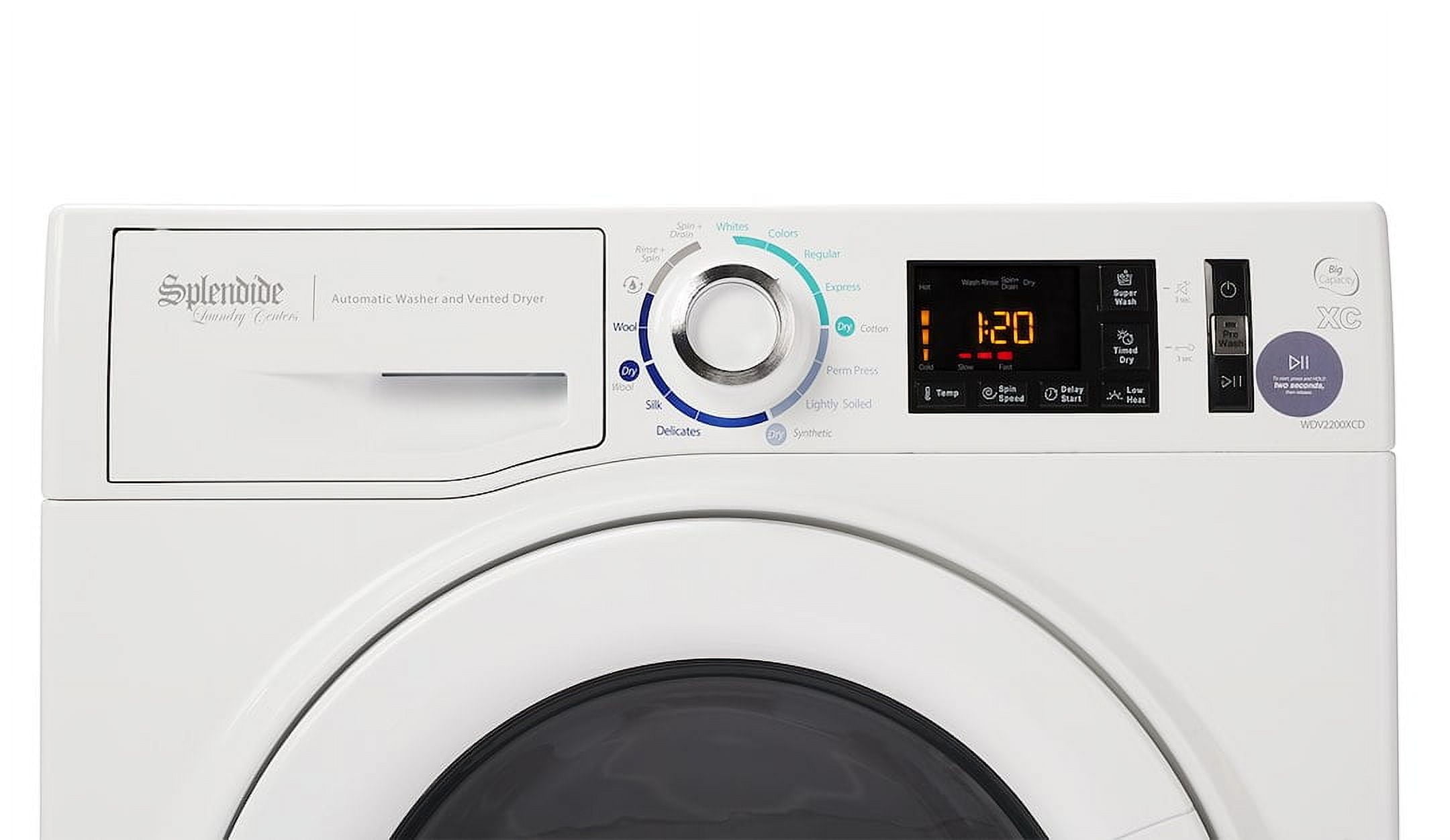Splendide WDV2200XCD Clothes Washer/ Dryer Combo Unit