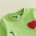thumbnail image 6 of Cjfdfy Newborn Baby Boy Girl Christmas Outfit It's A Beaut Clark Print Romper Heart Embroidery Long Sleeve Jumpsuit Infant Cute Christmas Holiday Party Fall Winter Clothes, 6 of 9