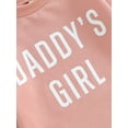 thumbnail image 6 of Bagilaanoe Baby Girl Oversized Romper Sweatshirt Newborn Long Sleeve Bodysuits Letter Print Pullover 3M 6M 12M 18M 24M Infant Casual Tee Tops, 6 of 9
