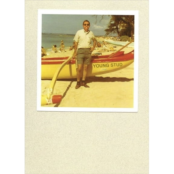 Recycled Paper Greetings Young Stud Funny / Humorous Masculine Birthday Card for Him