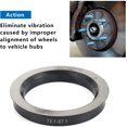 thumbnail image 4 of HUGFEGWE Car Hub Centric Rings 73.1-67.1 mm Set of 4 ABS Plastic Hub Rings CA919-123606, 4 of 6
