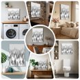 thumbnail image 6 of Ships Next Day Canvas Wall Art 12"x12",Black Grey Forest Wood Framed Canvas Print Painting,Contemporary Silhouette Abstract Art Ready to Hang Small Picture Wall Decor for Kitchen Dining Room Office, 6 of 9