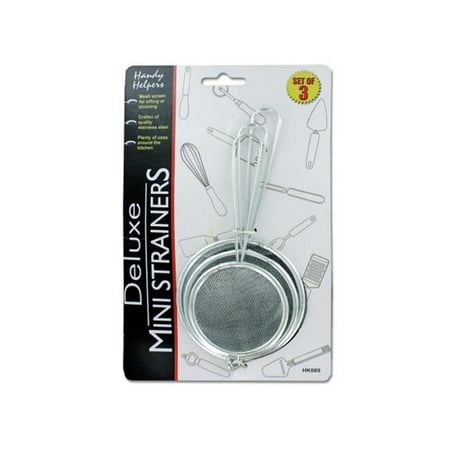 

Kole Imports HK089-48 Stainless Steel Mini Strainer Set - Pack of 48