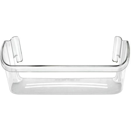 240323002 Refrigerator Door Bin Shelf Compatible with Frigidaire or Electrolux, Bottom 2 Shelves on Refrigerator Side, Single Unit, Clear, Replaces PS429725, AP2115742, AH429725