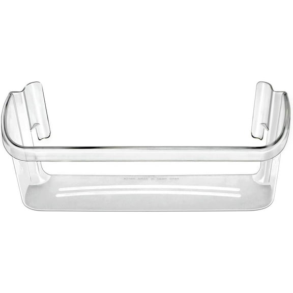 240323002 Refrigerator Door Bin Shelf Compatible with Frigidaire or Electrolux, Bottom 2 Shelves on Refrigerator Side, Single Unit, Clear, Replaces PS429725, AP2115742, AH429725