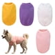 thumbnail image 1 of 4 piezas de chaleco para mascotas, ropa para perros, suministros para perros pequeños y grandes, ropa para perros de color sólido 1600, 1 of 5