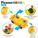 thumbnail image 3 of Juego Magnetico de Coche PicassoTiles PT23 con Figuras de Accion y Base STEM, 3 of 5