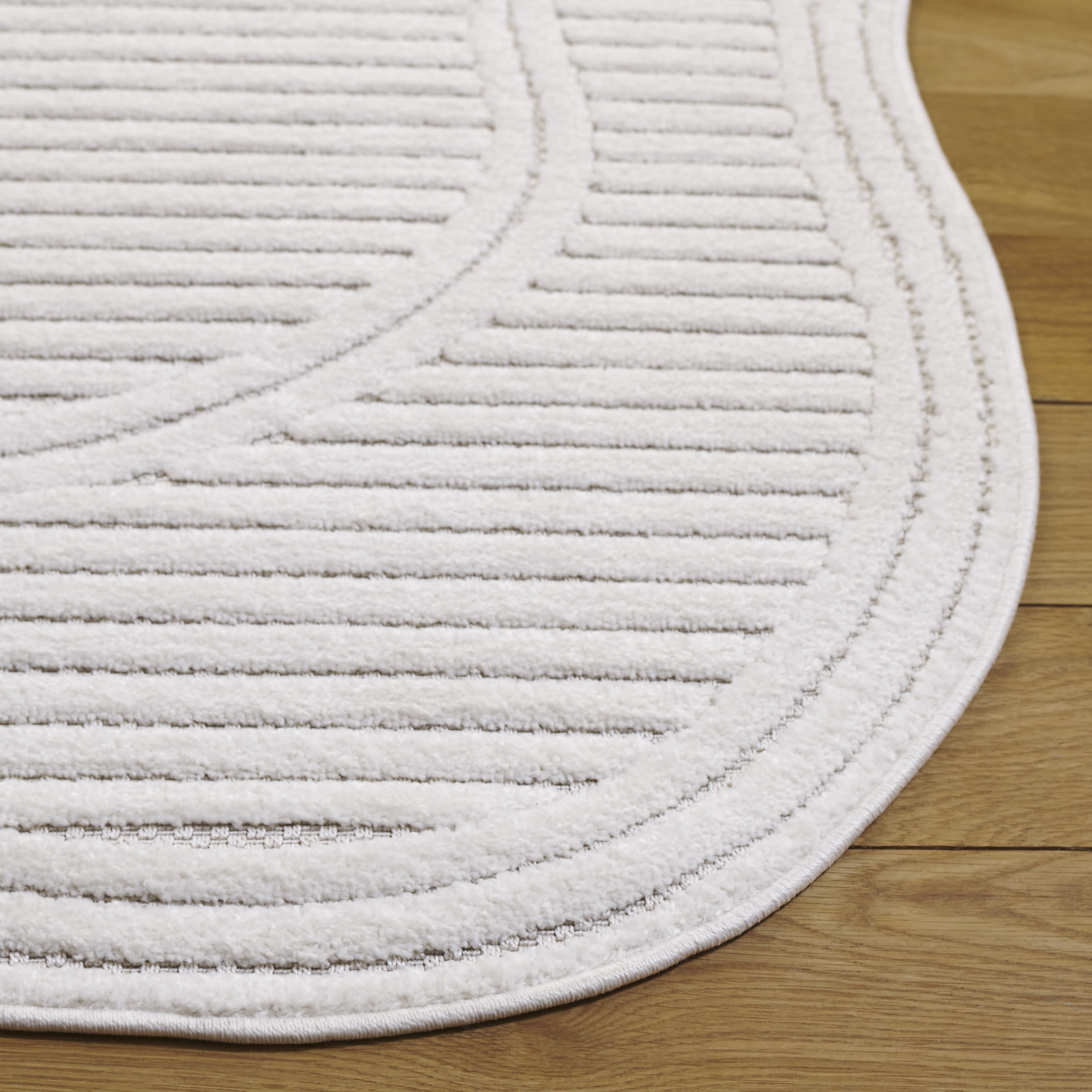 SAFAVIEH Contour Jilliean Striped Area Rug, Ivory, 8' x 10'