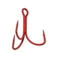 thumbnail image 2 of Gamakatsu Treble Hook, Needle Point, Extra Wide Gap, Red, Size 2, 8 per Pack, 77, 2 of 2