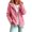 Pink #23, variant on Lightweight Jacket Women Long Sleeve Hooded Sherpa Fleece Oversized Jackets Zip Up Fuzzy Basic Fall Casual Fashion Coats with Pockets Red 2XL