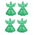 thumbnail image 1 of Toystoory Posavasos de Navidad de 4 piezas, portátil, lavable, de repuesto con temática de Navidad, para restaurante, cafetería, portavasos, Kits de decoración para fiestas Verde, 1 of 6