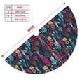 thumbnail image 3 of Lsque Colorful Dreamcatcher1 Print Christmas Tree Skirt, Tree Skirt with Ties or Velcro, Perfect for Holiday Decorations, Halloween, and New Year-48", 3 of 7