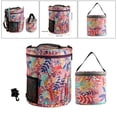 thumbnail image 1 of Bolsa de tejido con cierre de cordón, bolsa de almacenamiento de hilo portátil, suministros de hilo y ganchillo, ojales reforzados en la parte superio Hojas de naranja Soledad Paquete de almacenamiento de hilo, 1 of 7