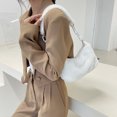 thumbnail image 4 of Moda mujer invierno felpa Color puro acrílico cadena pequeña axila bolso de hombro, 4 of 5