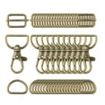 thumbnail image 2 of 50 Uds llavero ganchos giratorios ganchos giratorios llavero con llavero deslizante gancho giratorio a granel Hardware para bolsa de fabricación de, 2 of 8
