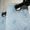 thumbnail image 3 of Ambesonne Blue Grommet Curtain, Blooming Romance, 50" x 72", Blue, 3 of 6