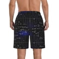 thumbnail image 3 of Naloa Mathematica Science Men's Beach Shorts, Surfing shorts, Swim trunks, Quick Dry Swim Trunks for Surfing Beach Fun - XX-Large, 3 of 9