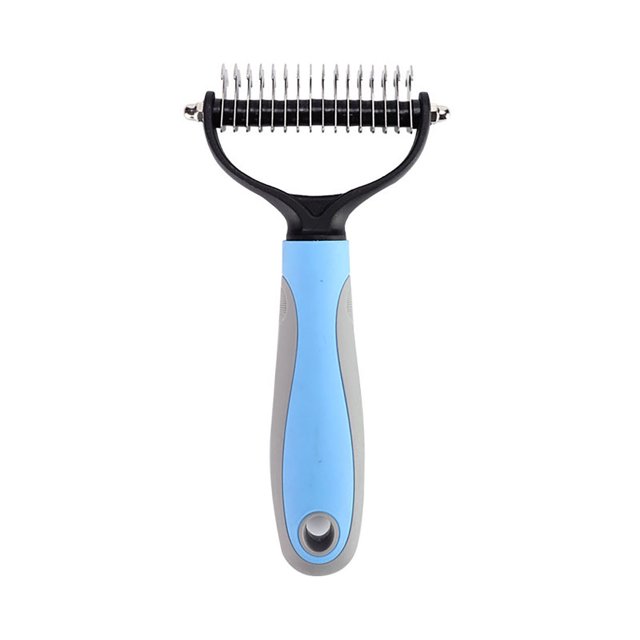 Suministros para mascotas Herramienta de aseo Peine desenredante seguro para perros y gatos Peine desenredante seguro para quitar enredos de cabello