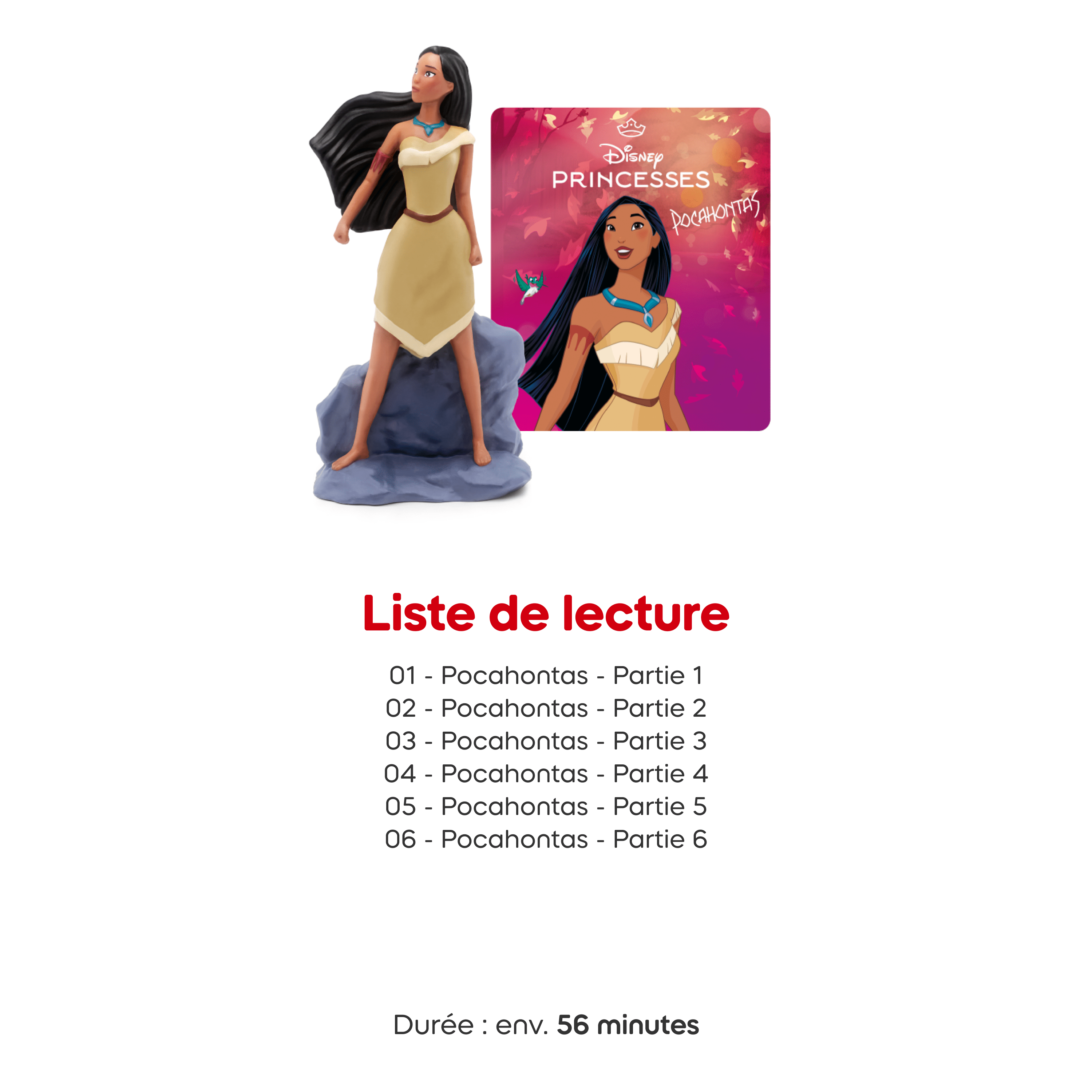 tonies Disney Pocahontas Audio Play Figurine (French)