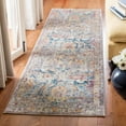 thumbnail image 2 of SAFAVIEH Bristol Nick Southwestern Polyester Runner Rug, Camel/Blue, 2'3" x 8', 2 of 5