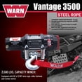 thumbnail image 3 of Winch WARN ProVantage 3500 12V 1588 kg 15 m Cable Remoto, 3 of 9