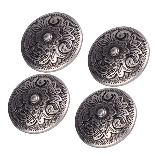 Rivet Screw Set, 10 Sets 32mm Zinc Alloy Material Metal Rivet Buttons for Clothing Shoes Crafts