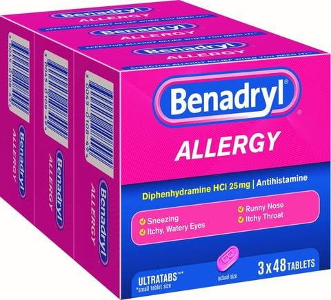 Benadryl Allergy Ultra Tablets, 144 Ct