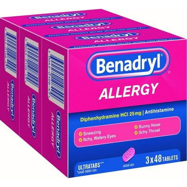 benadryl allergy ultra tablets 144 ct