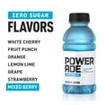 thumbnail image 4 of POWERADE Zero Sugar Mixed Berry Electrolyte Sports Drink, 12 fl oz, 12 Pack Bottles, 4 of 9