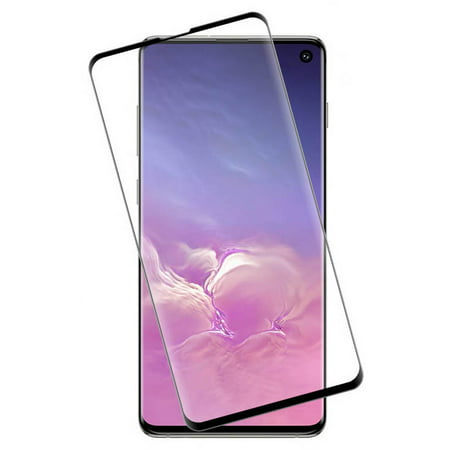 Galaxy S10 Tempered Glass, Full Size 3D Curved Hard Screen Guard Protector Crack Saver for Samsung Galaxy S10 Phone