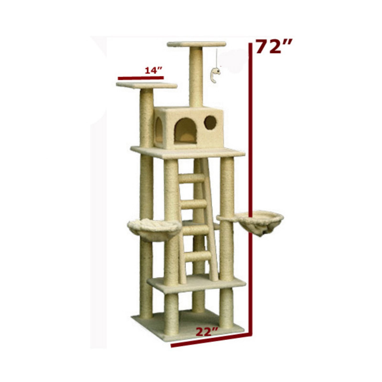 72" Majestic Pet Cat Tree