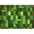 thumbnail image 1 of Ahgly Company Indoor Rectangle Abstract Green Contemporary Area Rugs, 2' x 5', 1 of 1