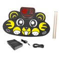 thumbnail image 4 of TISHITA Hand Roll Up Drum Kits Electronic Percussion Instrument Multipurpose Tools Gifts Tiger, 4 of 8