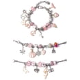 thumbnail image 3 of Beads Bracelet Making Kit Colorful Handmade Charm DIY Jewelry Crafts for Baby Girls, 3 of 7