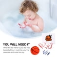 thumbnail image 4 of 1 Set Plastic Toys Indoor Hanging Basketball Mini Basketball and Board, 4 of 8
