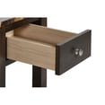 thumbnail image 5 of New Classic Furniture Noah 1-Drawer Faux Marble & Wood End Table in Espresso, 5 of 7