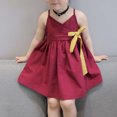 thumbnail image 4 of Wavsuf Children Girls Summer Dress Wine Children's Clothing Size 2-3 Years, 4 of 9