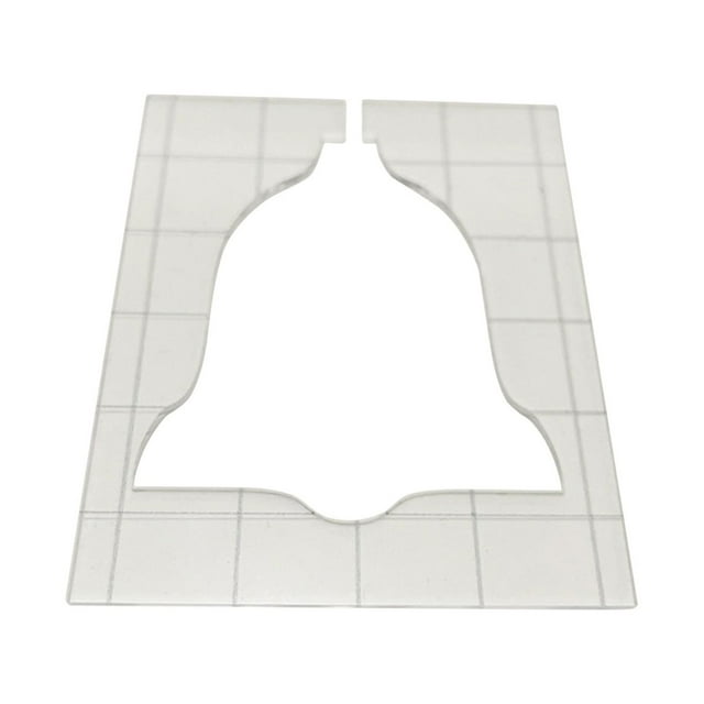 Cqxid Ruler Under $5 Christmas Series Sewing Ruler Template 5-piece Special-shaped Hollow Sewing Kit Patchwork Template DIY