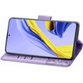 thumbnail image 3 of Compatible with Samsung Galaxy A71 5G Wallet Case for Women, Leather Flip Folio with Kickstand Magnetic and Card Holder Protective Case for Samsung Galaxy A71 5G Butterfly Violet SD, 3 of 14
