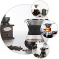thumbnail image 2 of MasteelfCA Coffee Filter Reusable Coffee Dripper Stainless Steel Drip Coffee Filters Paperless Permanent Coffee Strainer Metal Cone Coffee Mesh Filters, 2 of 9