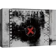 thumbnail image 3 of PixonSign Canvas Print Wall Art Red X Industrial Print Abstract Shapes Digital Art Modern Art Alternative Dramatic Multicolor Dark for Living Room, Bedroom, Office - 32"x48", 3 of 5